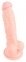 Фалоімітатор з мошонкою Medical Silicone Dildo, 18х3,5 см