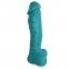 Крафтове мило-член із присоскою Чистий Кайф Turquoise size XL