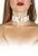 Ошейник Leather Restraints Collar, white (51420280165)