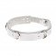 Ошейник Slave leather collar,white (51420280242)