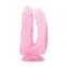 Подвійний фаллоімітатор Hi-Rubber, Pink (CH14376)