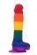 Райдужний фалоімітатор COLOURFUL LOVE DILDO (DT21694)