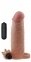Насадка, що подовжує, на пеніс Pleasure X-Tender Vibrating Penis Sleeve Flesh 2