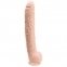 Фалоімітатор Doc Johnson Dick Rambone Cock White (в ПЕ пакеті!), 42x6 см (SO4556)