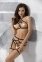 Еротичний комплект MORGAN SET WITH OPEN BRA black - Passion