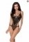 Боді монокіні з декольте ERZA BODY black S/M - Passion (PS26002)