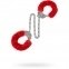 Наручники Metal Ankle Cuffs, Red (810238)