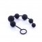 Анальні буси Black Silicone Large (810334)