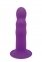 Фалоімітатор Термоактивний SOLID LOVE RIBBED PURPLE, 18х4 см (DT21703)
