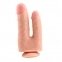 Фалоімітатор без калитки Bromeo #02 Double Dong Flesh Suction Cup