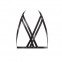Портупея Bijoux Indiscrets MAZE - Halter Bra Harness Black (SO2683)