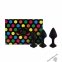Набір силіконових анальних пробок FeelzToys - Bibi Butt Plug Set 3 pcs Black (SO5065)