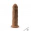 Фалоімітатор SilexD Henry Caramel (MODEL 2 size 7.5in), двошаровий, силікон+Silexpan, діаметр 4,8 см, (SX3434)