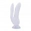 Подвійний фаллоімітатор Chisa Hi-Rubber 8.0 Dildo-Clear (CH16420)