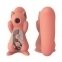 Вакуумний стимулятор із вібрацією KissToy Miss UU Orange (SO3619)