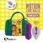Вагінальні кульки з масажем та вібрацією FeelzToys Motion Love Balls Twisty з пультом ДК, 7 режимів (SO3853)