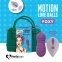 Вагінальні кульки з перловим масажем FeelzToys Motion Love Balls Foxy з пультом дистанційного керування, 7 режимів (SO3854)