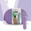 Міні-вібратор FeelzToys Mister Bunny Purple з двома насадками (SO4439)