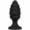 Анальний плаг зі спіральним каналом Doc Johnson Platinum Premium Silicone - The Blast - Black (SO4922)