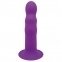 Ділдо з вібрацією Adrien Lastic Hitsens 3 Purple, відмінно для страпона, 18,2х4 см (SO5053)