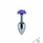 Металева анальна пробка Lux Active – Rose Anal Plug – Purple (SO5573)