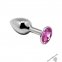 Анальна пробка Alive Mini Metal Butt Plug M Pink (SO6002)