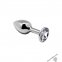 Анальна пробка Alive Mini Metal Butt Plug White S (SO6009)