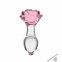 Скляна анальна пробка Pillow Talk - Rosy- Luxurious Glass Anal Plug (SO6834)