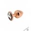 Металева анальна пробка Wooomy Tralalo Size S, 7х2,8 см (SO7418)